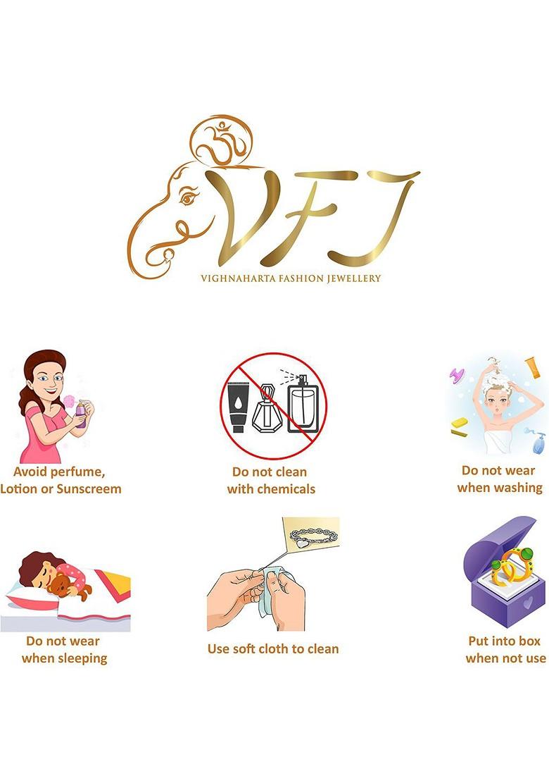 Set Of 2 Gold Plated Pearls Ring Nosepin