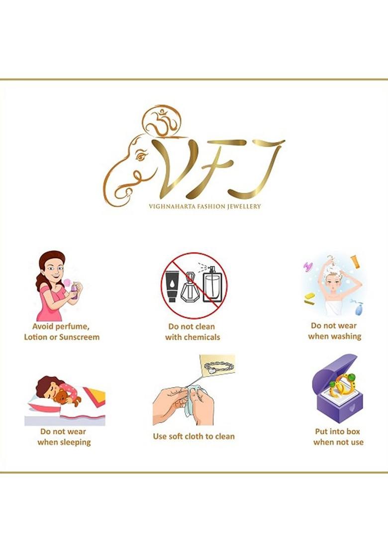 Set Of 3 Gold Plated Ad Studdedand Beaded Nosepins