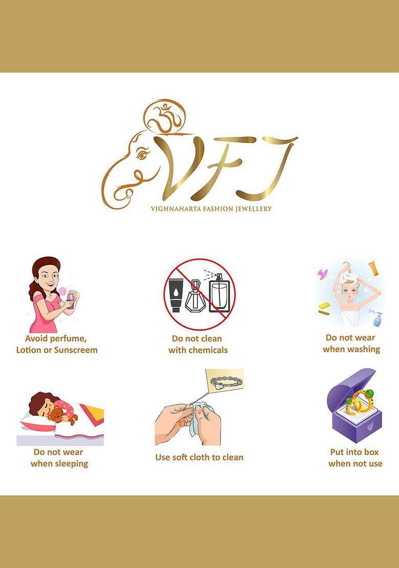 Rhodium Plated Stone Studded Maharashtrian Nosepin