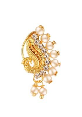 Gold Plated Non Piercing Maharashtrian Nathiya