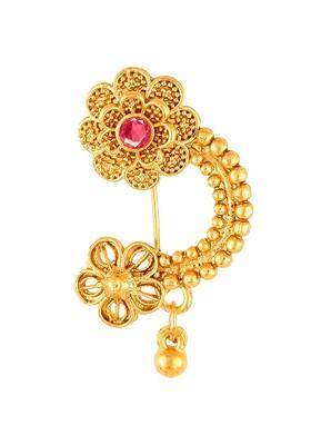 Gold Plated Cz Studded Nosepin