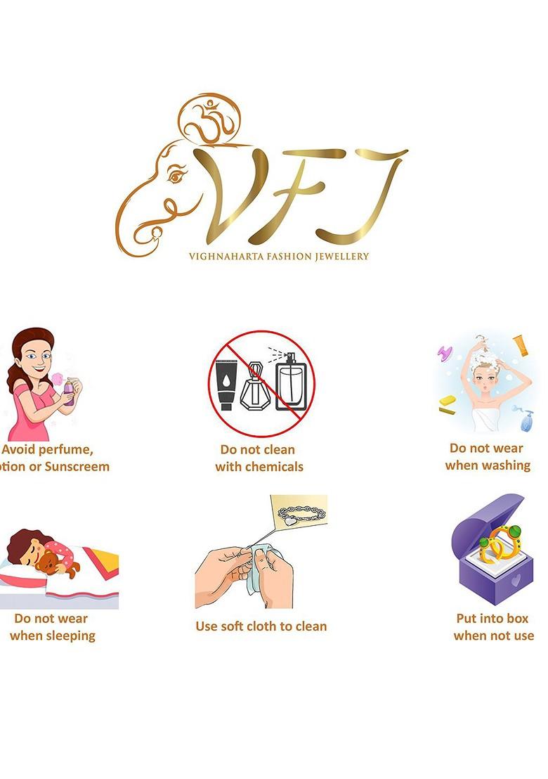 Gold Plated Cz Stone Studded Nosepin