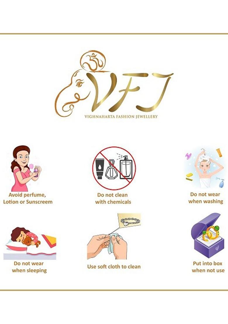 Set Of 2 Gold Plated Pearl Beaded Maharashtrian Nosepin