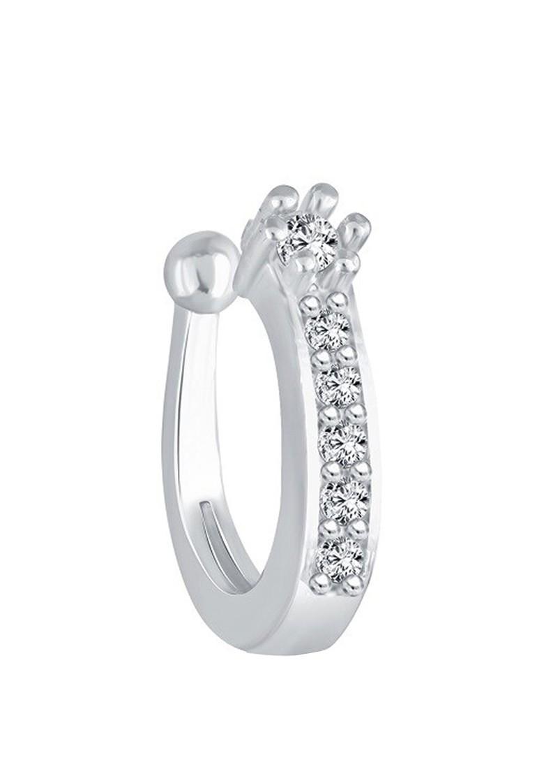 Set Of 2 Rhodium Plated Gold Plated Nosepin