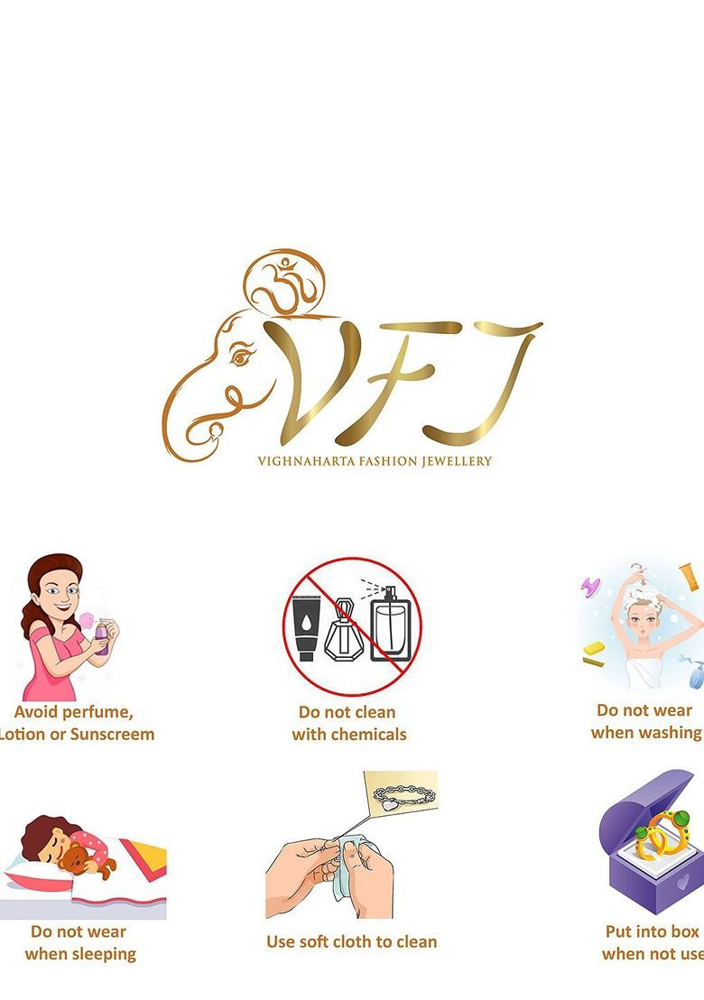 Set Of 2 Gold Plated Pearls Ring Nosepin