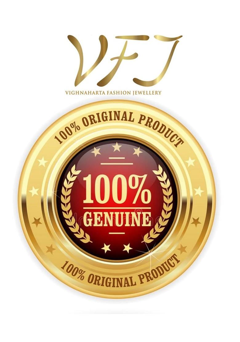 Gold Plated Stone Studdedand Beaded Stud Nosepin