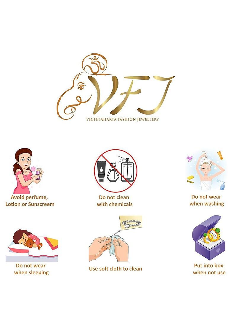 Gold Plated Stone Studdedand Beaded Stud Nosepin