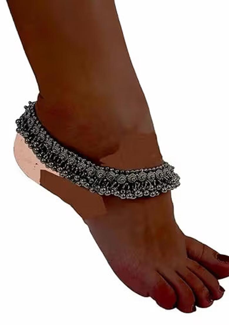 Black Jhhanjhar Anklet