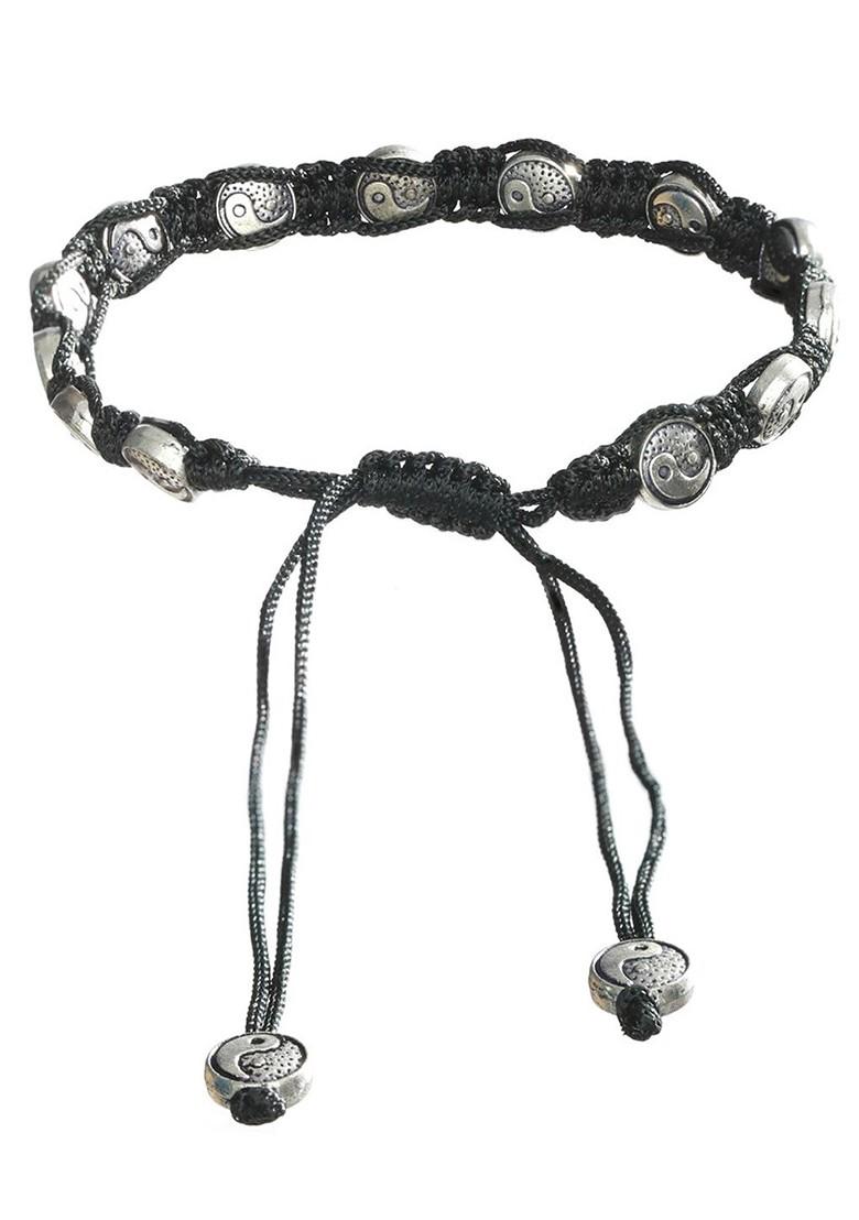 Women Set Of 3 Ying Yang Charm Anklet And Bracelet Set