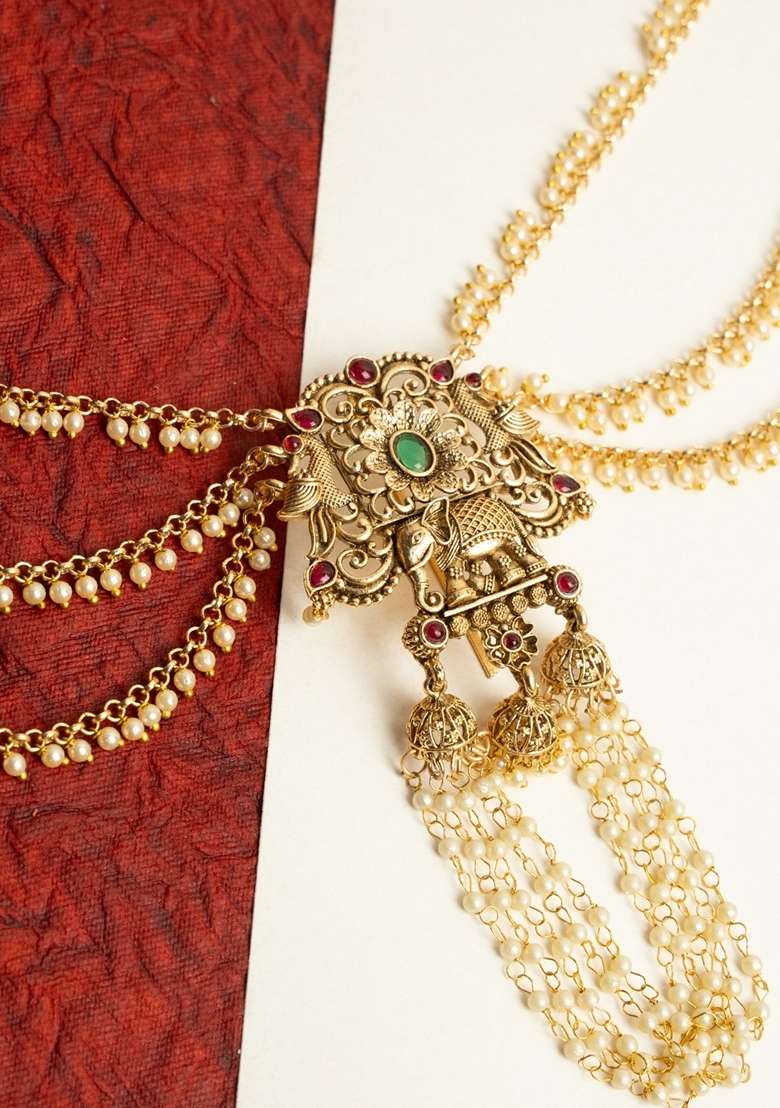 Women Embellished Hair Accessory Set - Indya