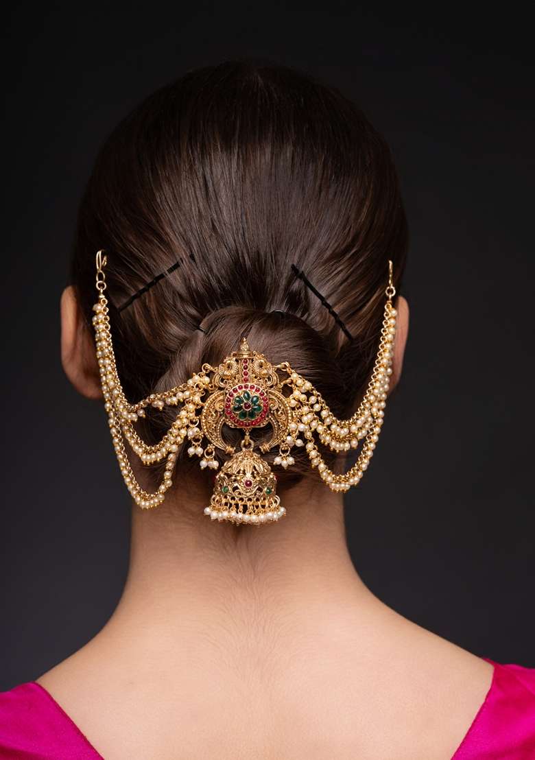 Women Embellished Hair Accessory Set - Indya