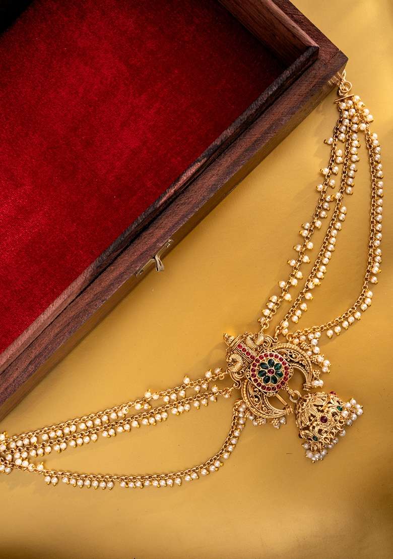 Women Embellished Hair Accessory Set - Indya