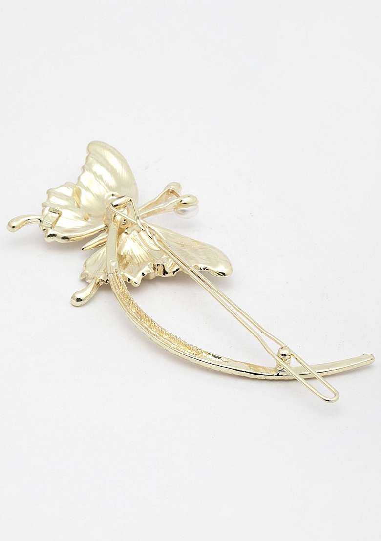 Women Embellished Tic Tac Hair Clip - Indya