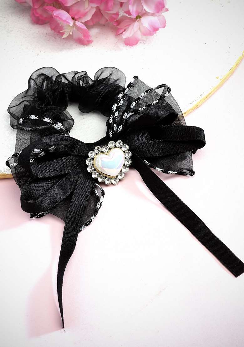 Women Embellished Ponytail Holders - Indya