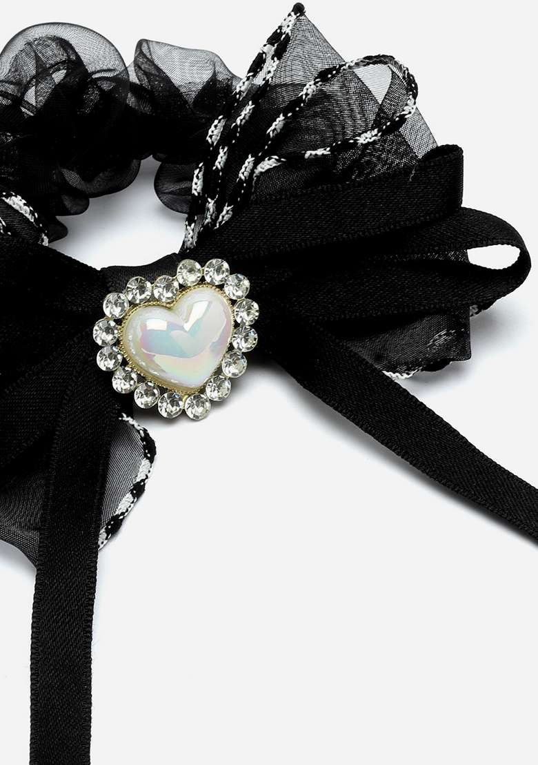 Women Embellished Ponytail Holders - Indya
