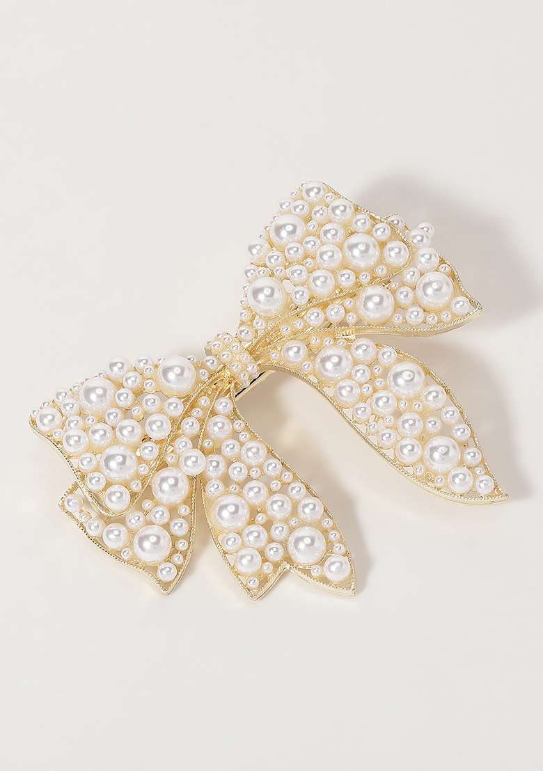 Women Alligator Beaded Hair Clip - Indya