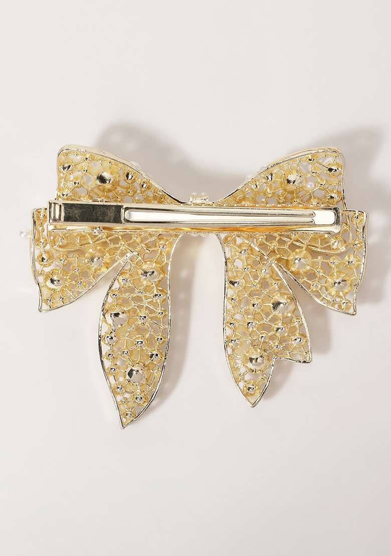 Women Alligator Beaded Hair Clip - Indya