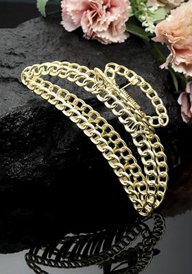 Women Gold Plated Metal Claw Clip