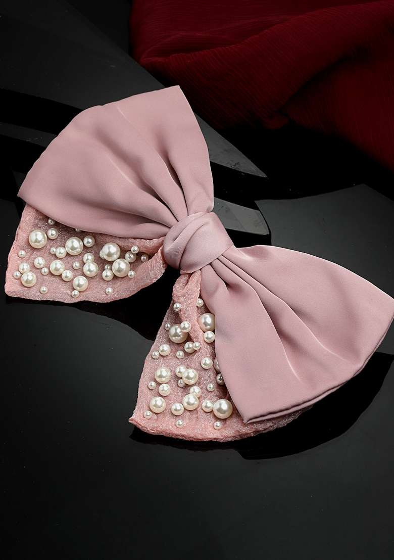Women Embellished Tic Tac Hair Clip - Indya