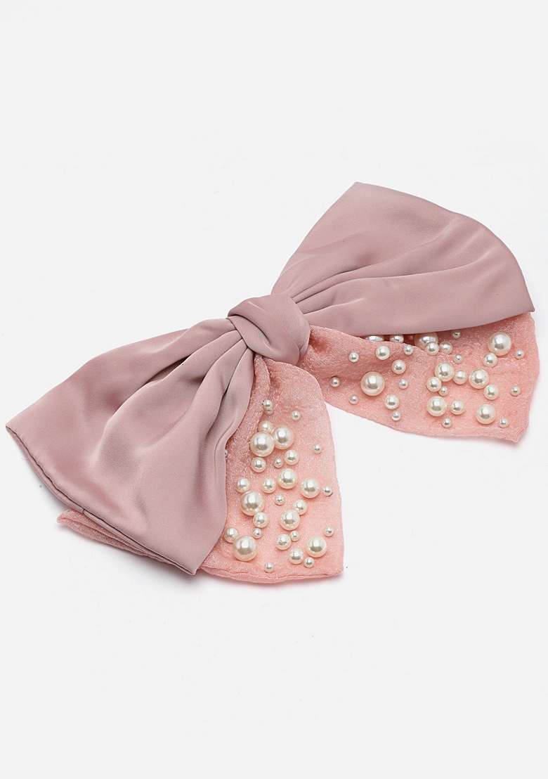 Women Embellished Tic Tac Hair Clip - Indya