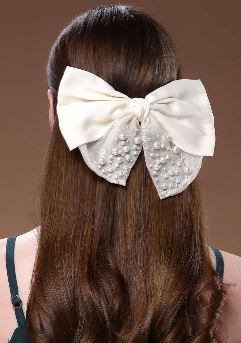 Women Embellished French Barrette Clip - Indya