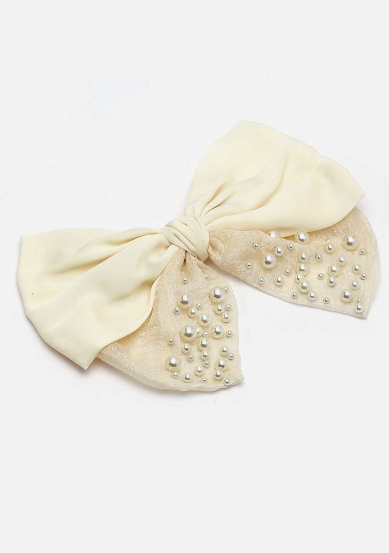 Women Embellished French Barrette Clip - Indya