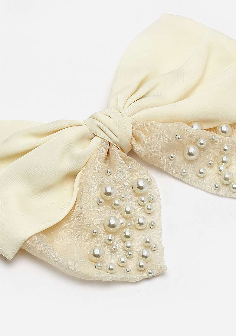 Women Embellished French Barrette Clip - Indya