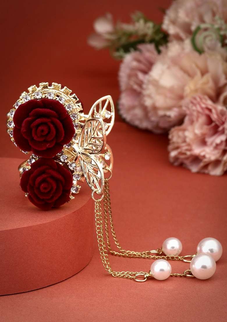 Women Embellished Claw Clip - Indya
