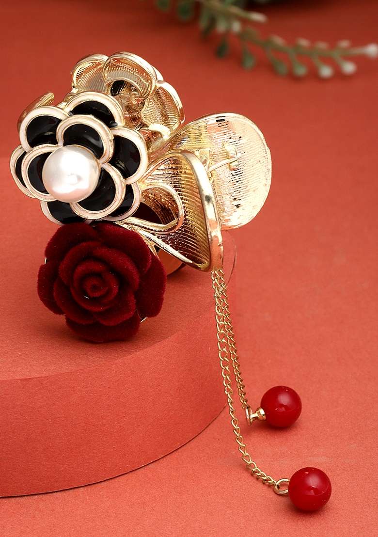 Women Embellished Claw Clip - Indya