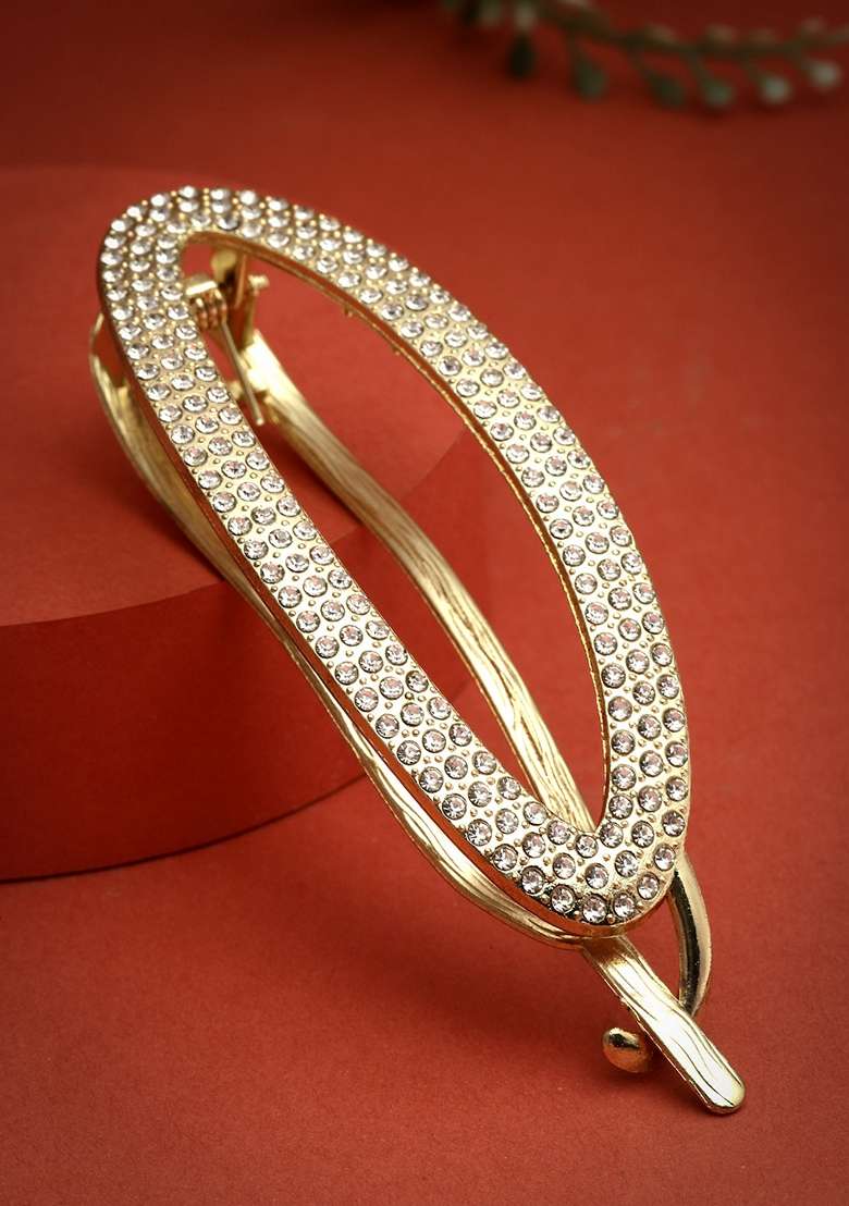 Women Embellished Claw Clip - Indya