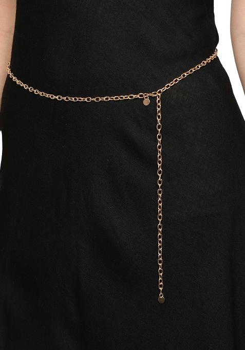 Women Gold Toned Chain Belt