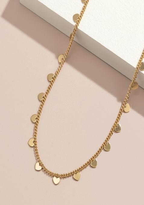 Gold Plated Golden Thin Metallic Waist Chain For Women And Girls