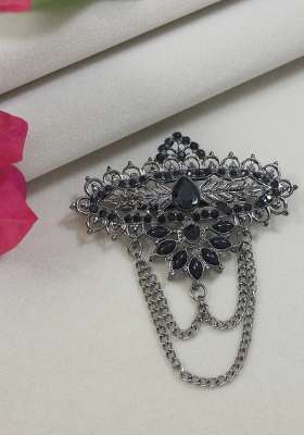Black Platinum Plating Zinc Alloy Brooch