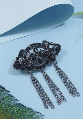 Black Platinum Plating Zinc Alloy Brooch