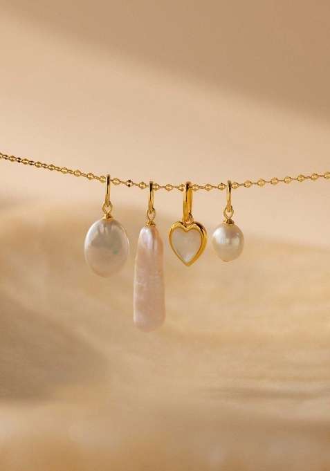 White Preminum Stainless Steel Charm For Women