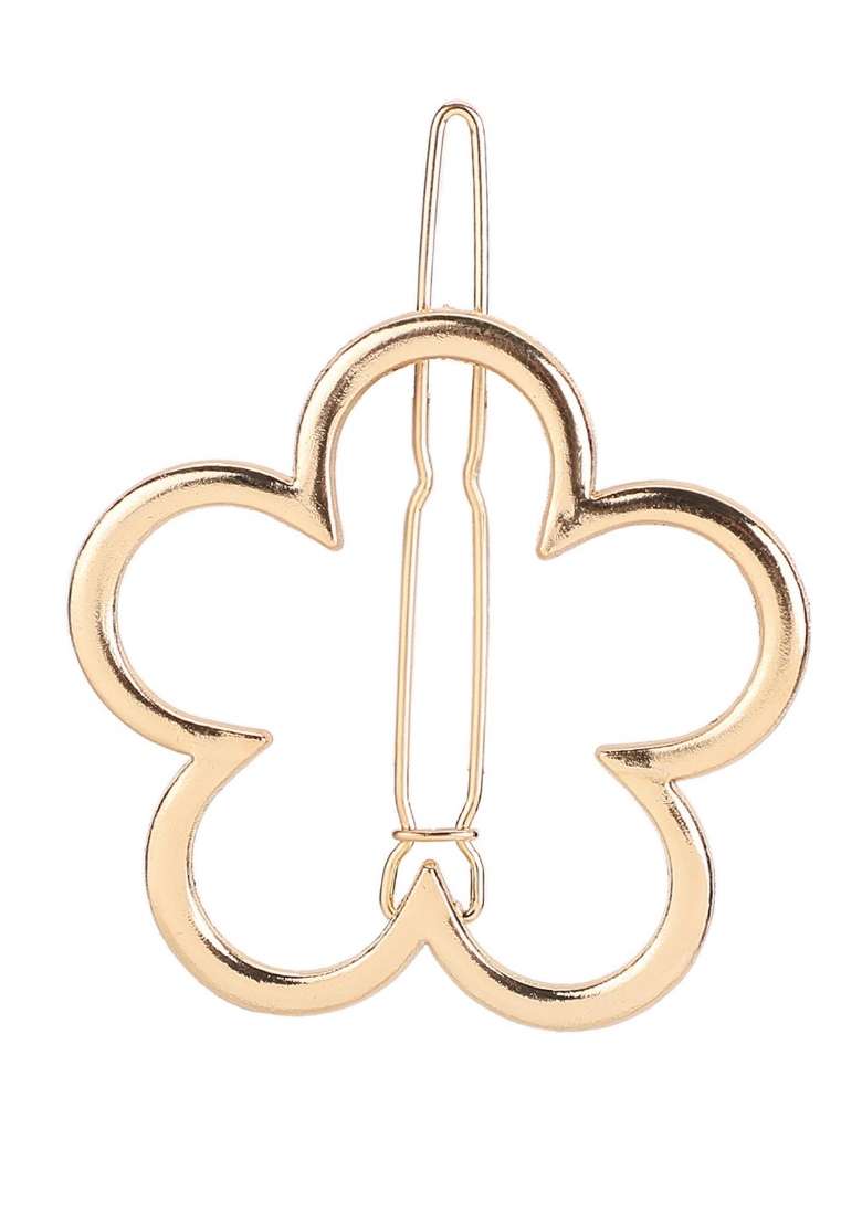 Gold Plated Metal Hair Accessorries - Indya