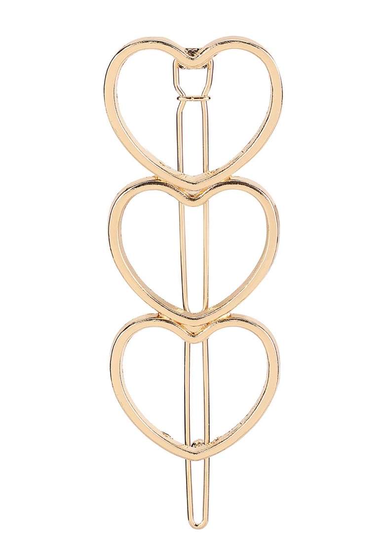 Gold Plated Metal Hair Accessorries - Indya