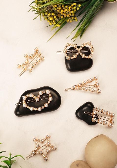 White Gold Plated Metal Hair Accessorries