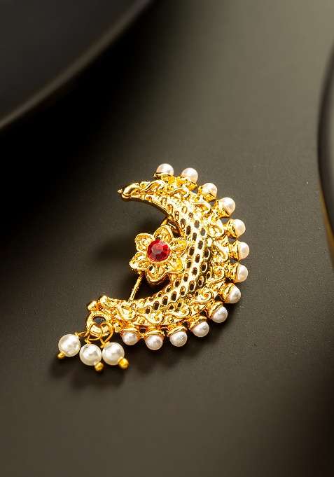 Red Gold Plated Alloy Nosepin