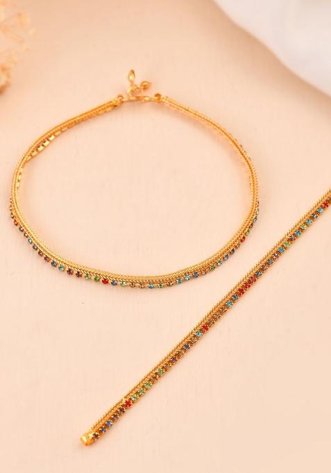 Silver Stainless Steel Anklet