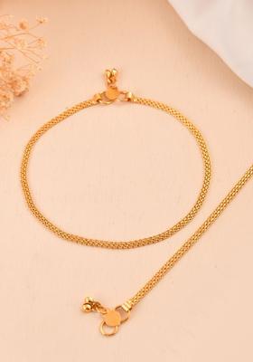 Gold Stainless Steel Anklet