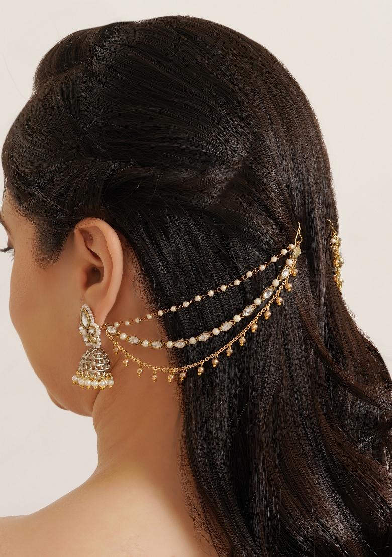 Golden  Alloy Head Accessories - Indya