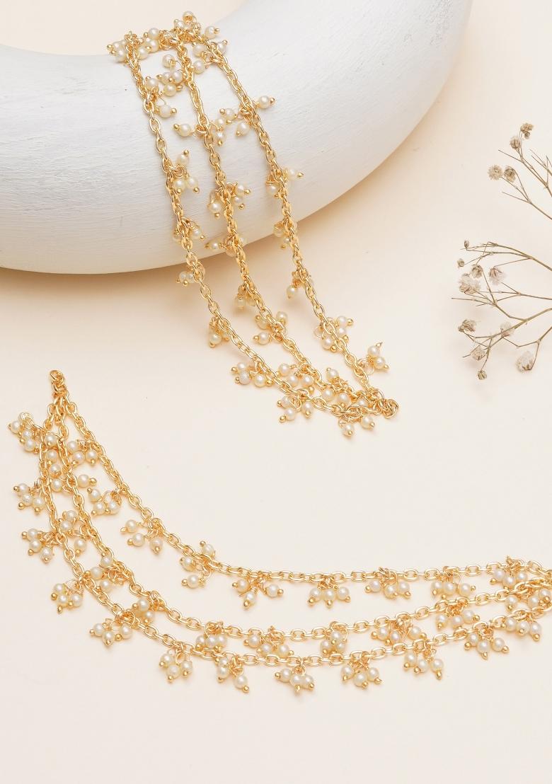 Golden  Alloy Head Accessories - Indya