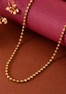 Gold Plated Designed Dotted Chain For Men