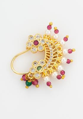 Multicolor Beads Alloy Nath