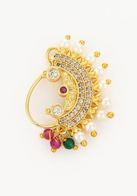 Multicolor Beads Alloy Nath