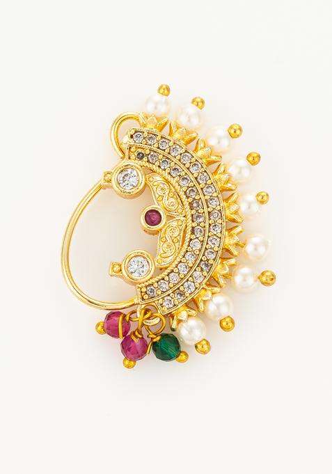 Multicolor Beads Alloy Nath