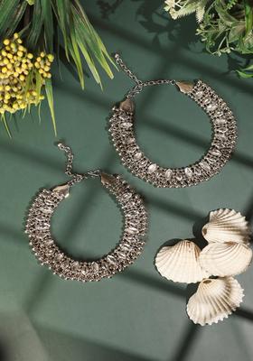 Silver German Silver Anklet