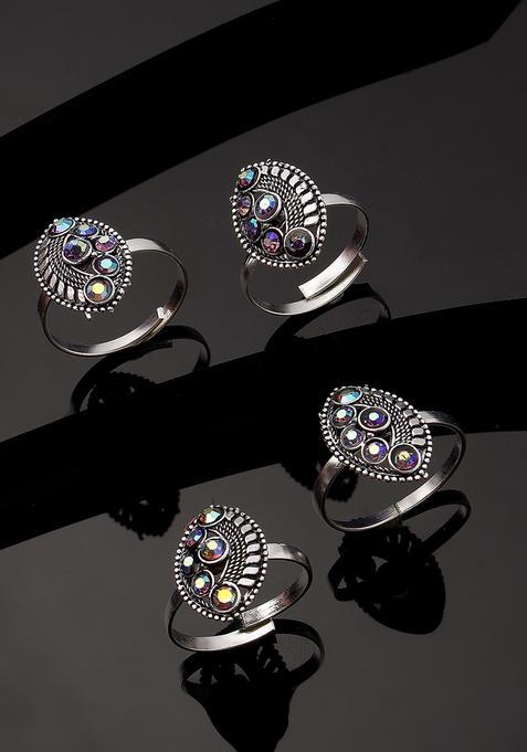 Silver Alloy Toe Ring