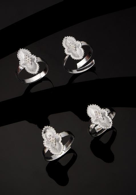 Silver Alloy Toe Ring